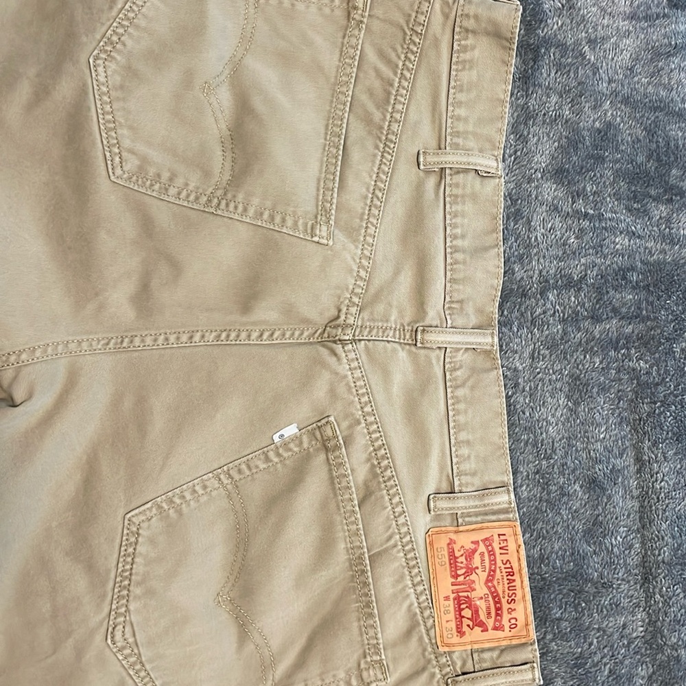 Levi khaki jeans.